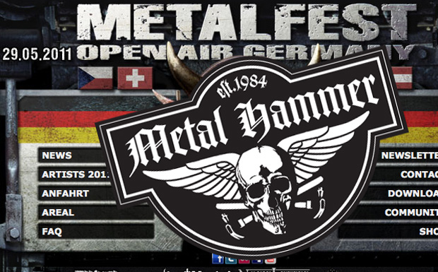Metal Hammer beim Metalfest 2011 in Dessau