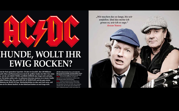 AC/DC Titelgeschichte im Metal Hammer, Juli 2011