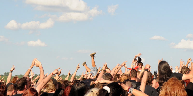 Die Fans beim Rock Harz 2011