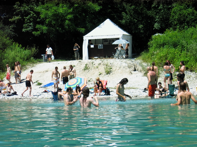 Glückliche Fans beim Metalcamp 2011, Tolmin, Slowenien