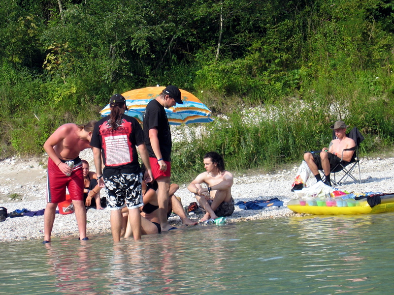 Glückliche Fans beim Metalcamp 2011, Tolmin, Slowenien