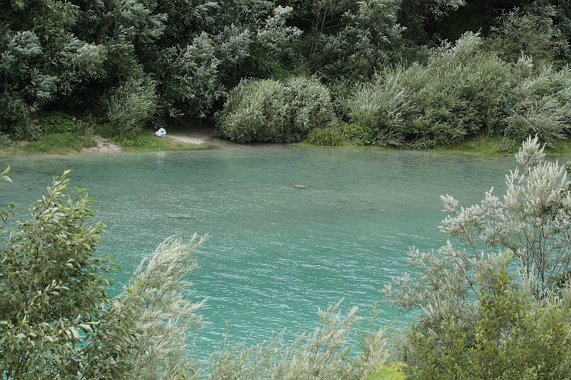 Das malerische Gelände des Metalcamp 2011, Tolmin, Slowenien