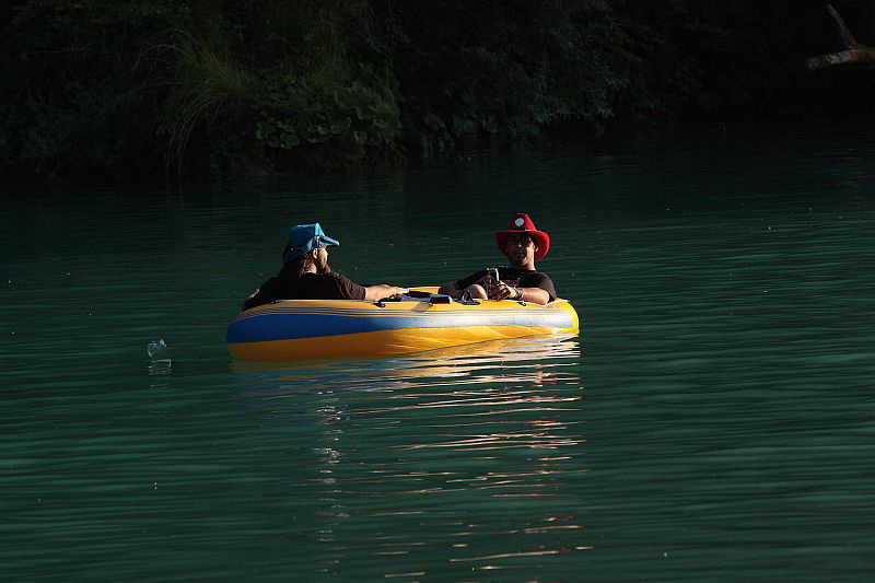 Das malerische Gelände des Metalcamp 2011, Tolmin, Slowenien