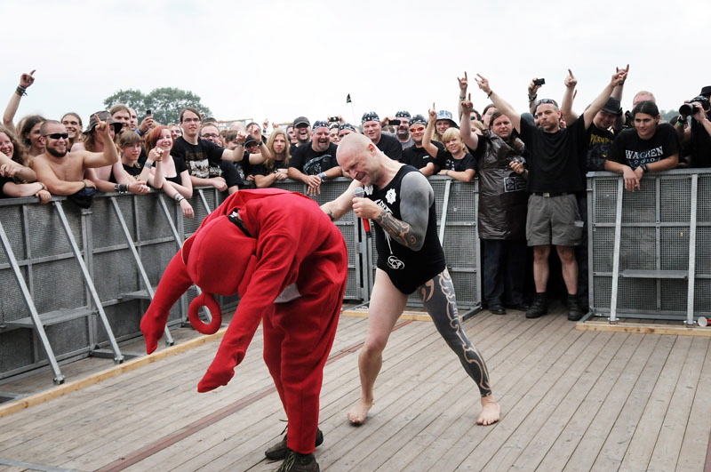 Knorkator, live, Wacken 2011