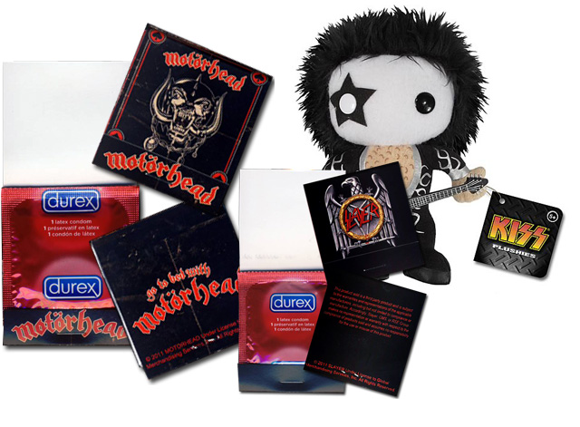 Merchandise von Kiss, Slayer und Motörhead