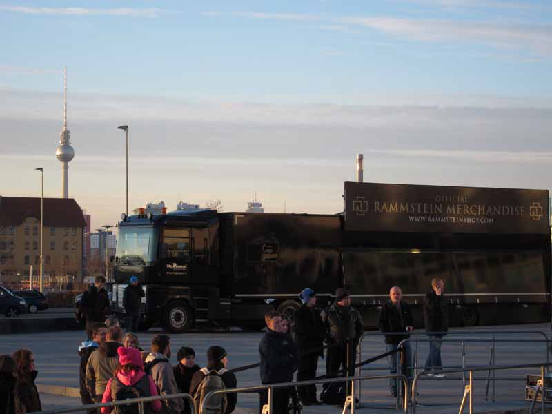 Rammstein errichten sich ihr Mausoleum, Berlin, 25.11.2011