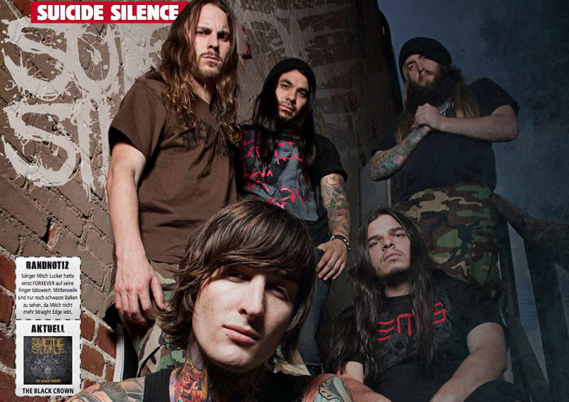 Suicide Silence im Metal Hammer 08/2011