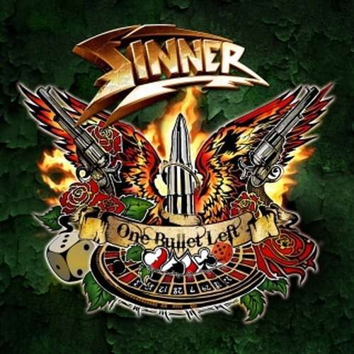 Sinner, One Bullet Left, Cover 