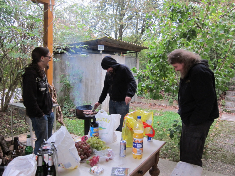 Mit Eisregen im Studio, 2011