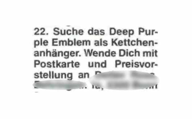 Kleinanzeigen aus dem METAL HAMMER-Archiv