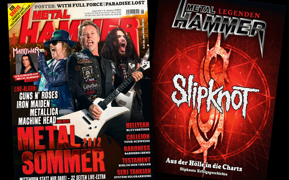 METAL HAMMER August 2012 mit Slipknot-Sonderheft