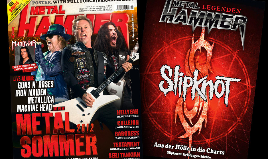 METAL HAMMER August 2012 mit Slipknot-Sonderheft