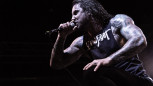 Tim Lambesis mit As I Lay Dying live, 7.11.2012, Berlin