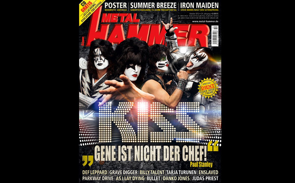 Schlimmstes METAL HAMMER-Titelbild 2012:
Kiss
Oktober 2012