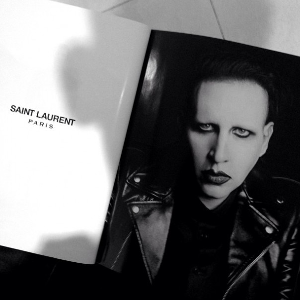 Marilyn Manson - Gesicht der neuen Saint Laurent-Kampagne