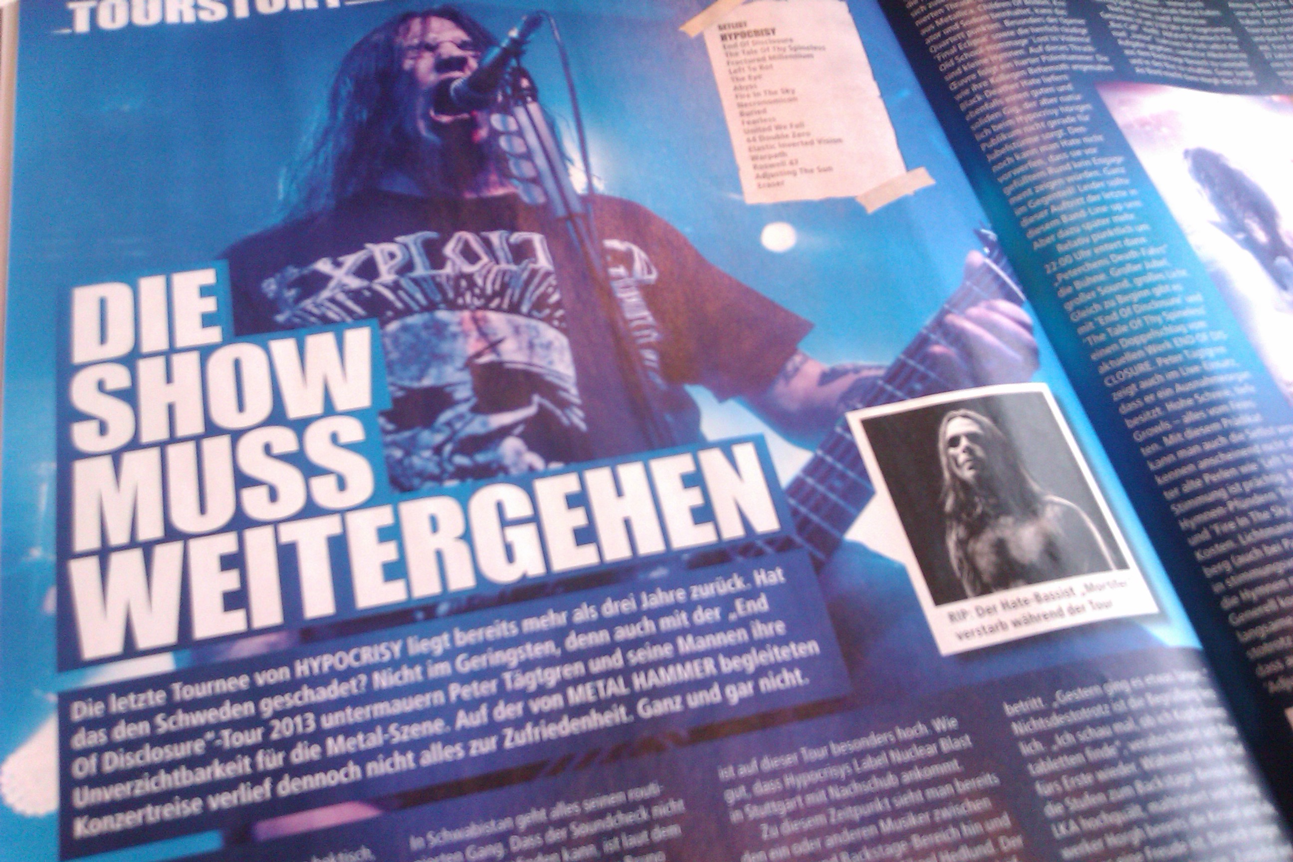 METAL HAMMER-Ausgabe Juni 2013