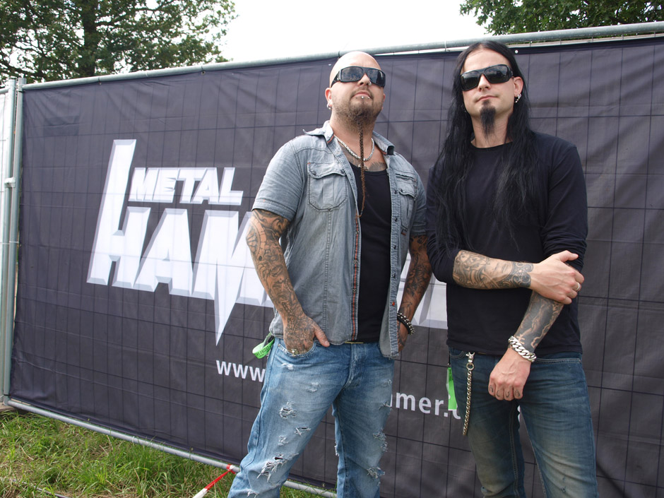 Dimmu Borgir backstage auf dem Wacken Open Air 2012