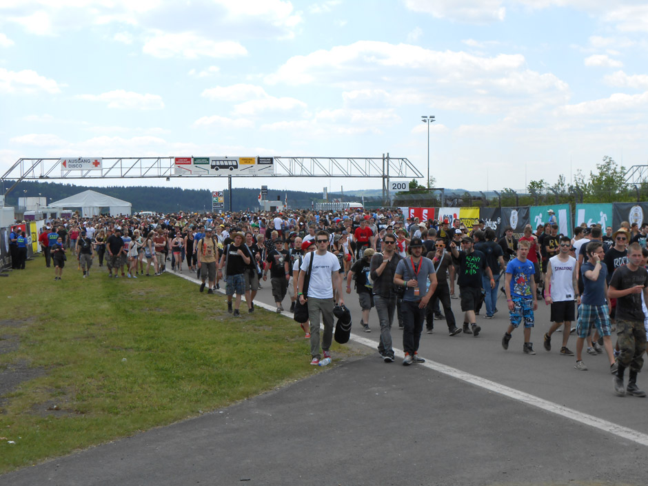 Atmo, Fans und Campingplatz, Rock am Ring 2013