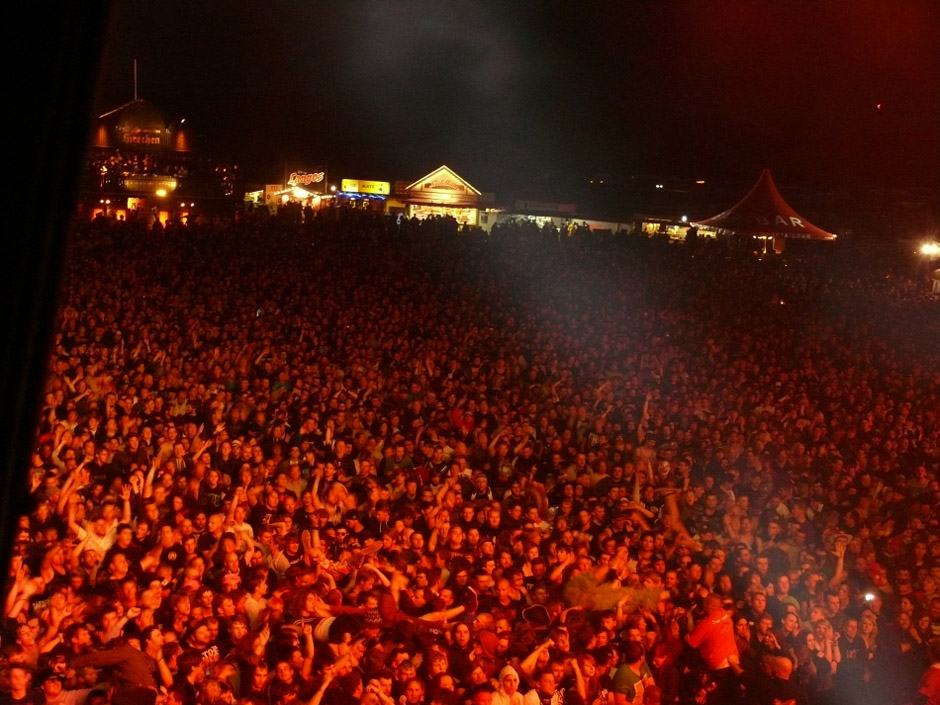 Parkway Drive live, With Full Force 2013