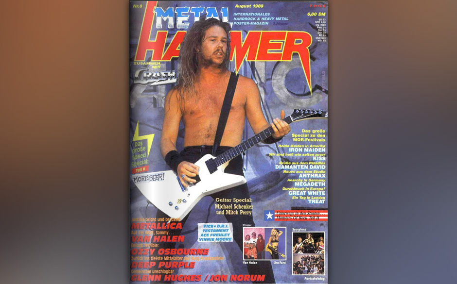 James Hetfield auf dem METAL HAMMER-Cover