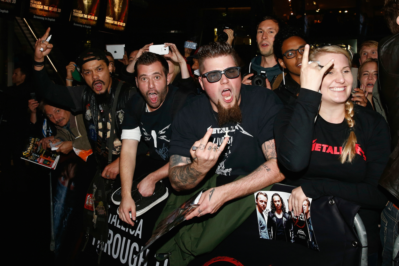 Bei der Premiere von Metallicas ‘Through The Never’ in Berlin, 12.09.2013