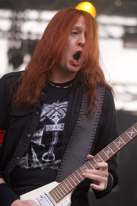 Michael Amott mit Arch Enemy live, Summer Breeze 2008