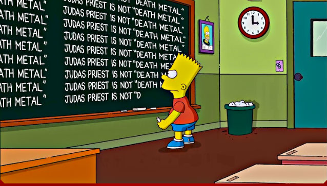 'Judas Priest Is Not Death Metal' - The Simpsons