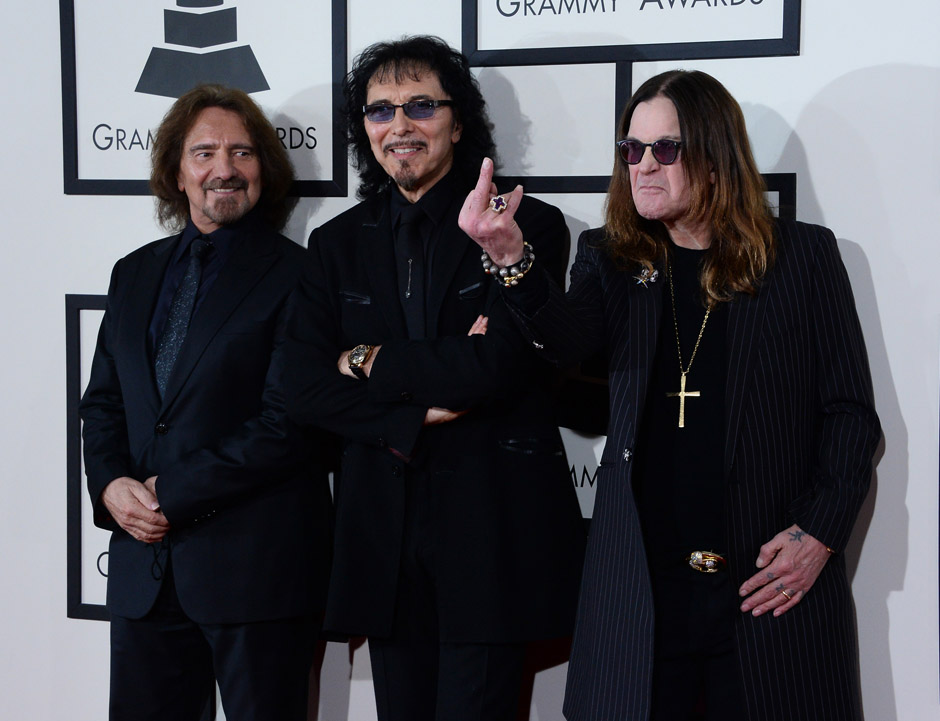 Image #: 26812900    Black Sabbath arrives at the 56th annual Grammy Awards at Staples Center in Los Angeles on January 26, 2