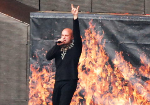 Disturbed live bei Rock am Ring 2008