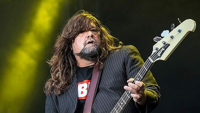 Brian Wheat mit Tesla @ Sweden Rock 2014