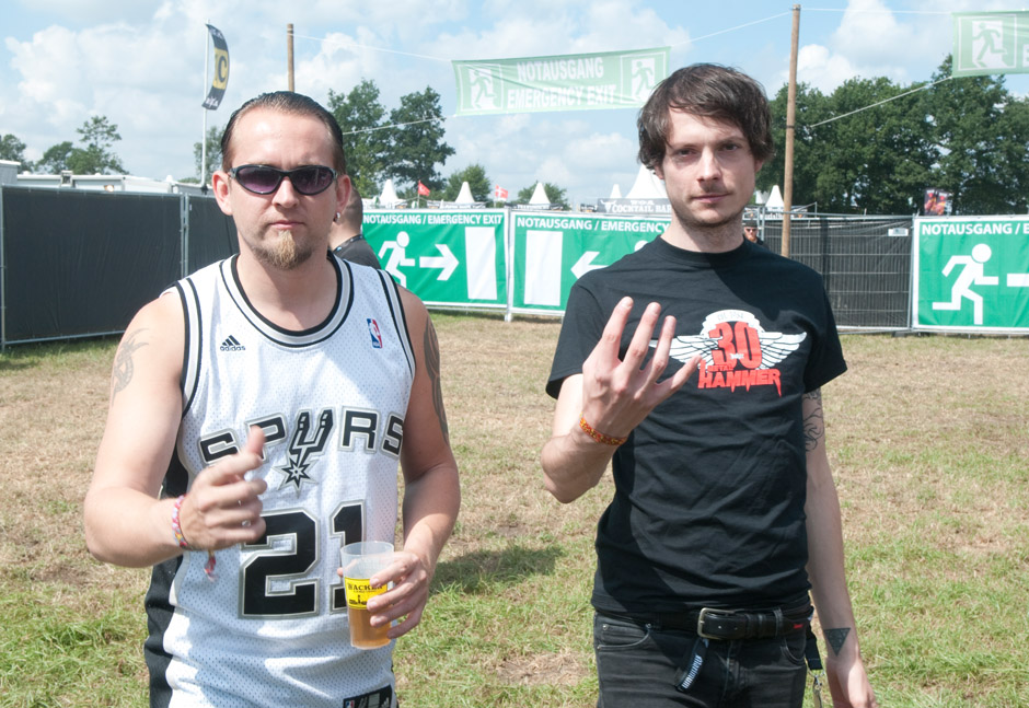 Die METAL HAMMER-Redaktion am Wacken Open Air 2014