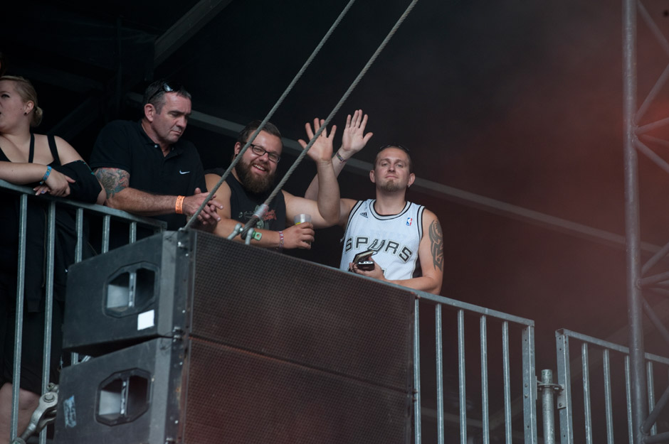 Die METAL HAMMER-Redaktion am Wacken Open Air 2014