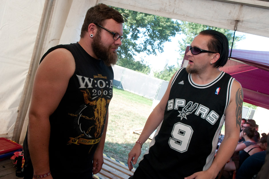 Die METAL HAMMER-Redaktion am Wacken Open Air 2014