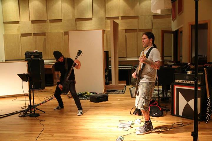 Machine Head im Studio, Mai 2014