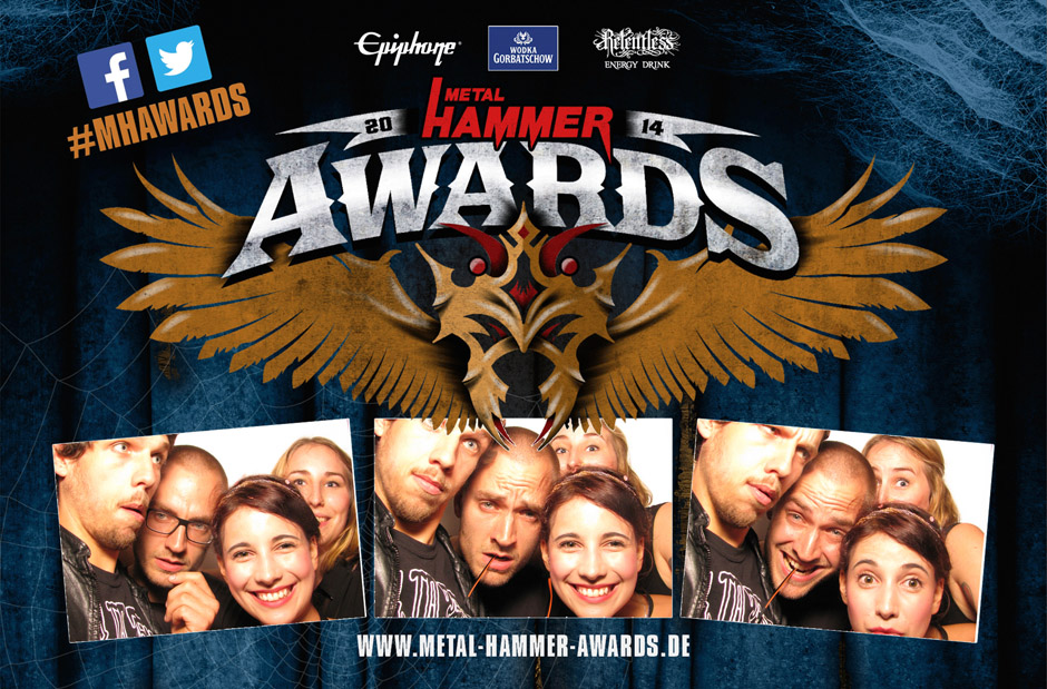 Metalheads zeigen Gesicht: Die Fotobox der METAL HAMMER AWARDS 2014