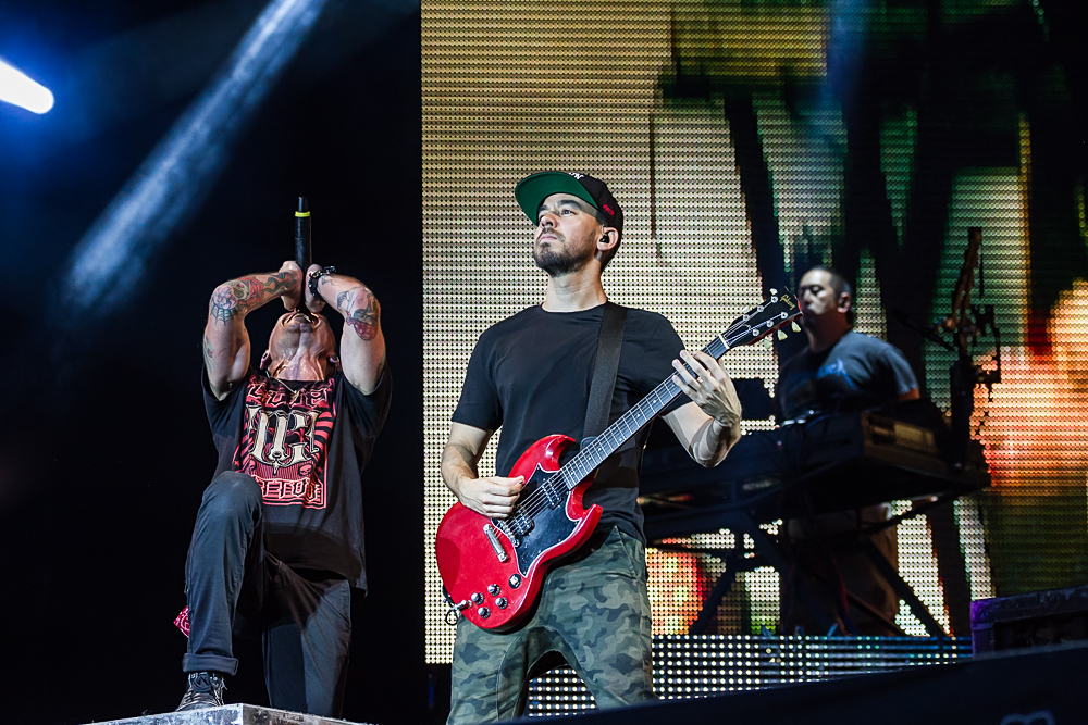 Mike Shinoda und Chester Bennington von Linkin Park