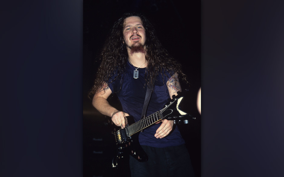 Pantera's Dimebag aka Darrell Abbott or earlier in his career he was know as Diamond Darrell. (Photo by Fred Duval/FilmMagic)