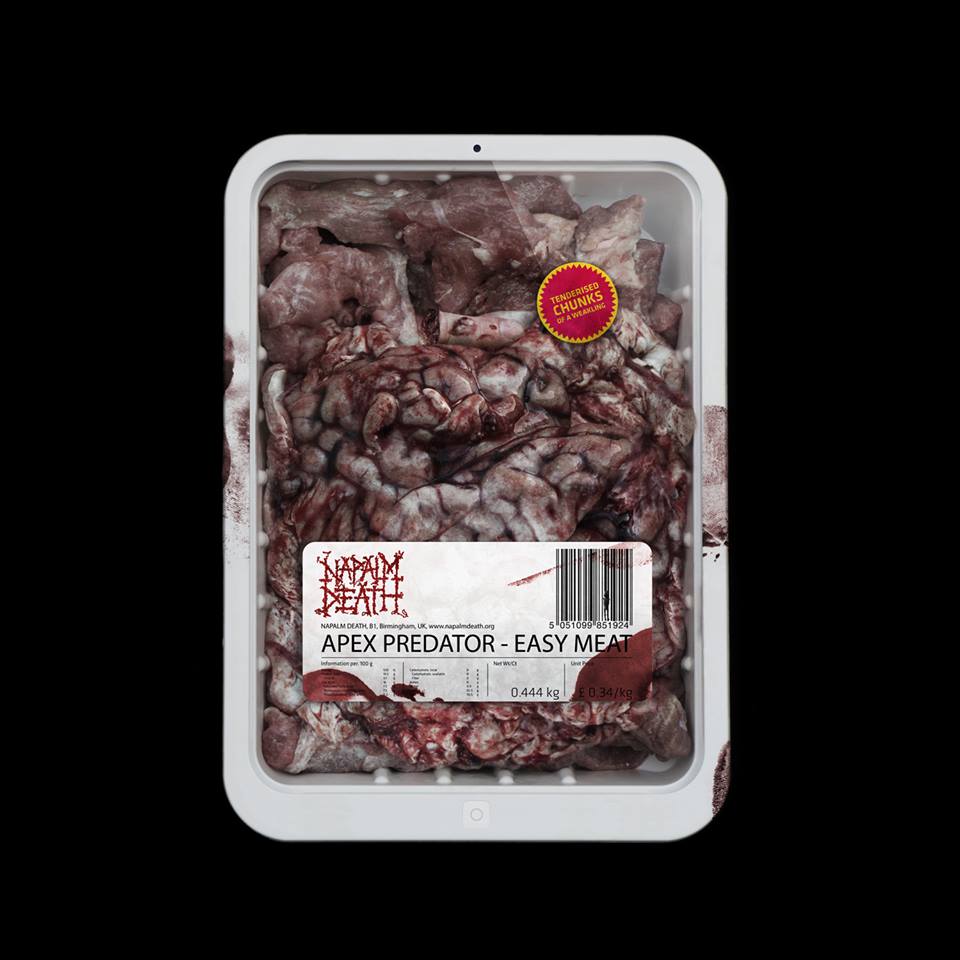 Die neuen Metal-Alben im Januar 2015 - Napalm Death APEX PREDATOR - EASY MEAT