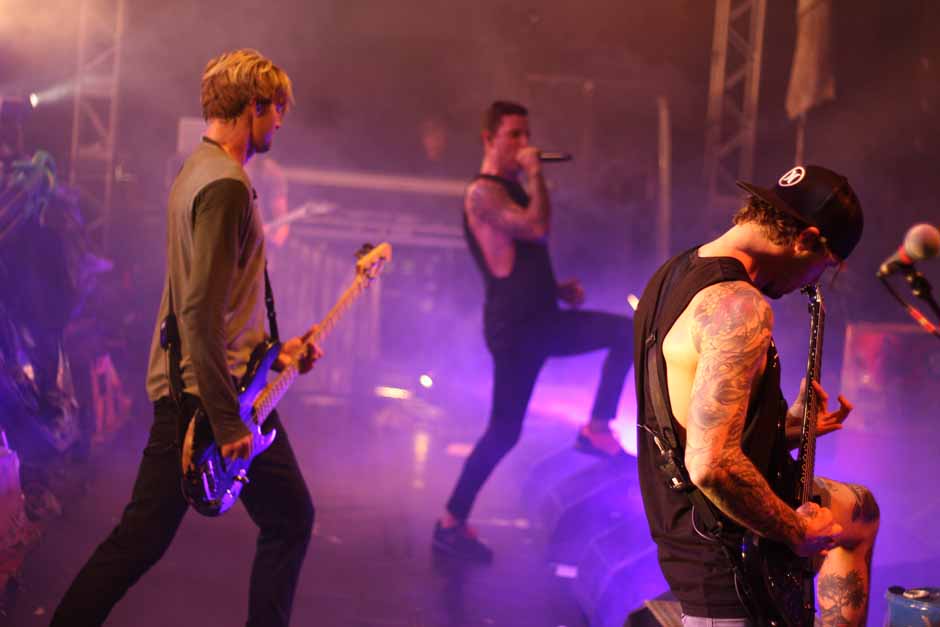 Backstage bei Heaven Shall Burn + Parkway Drive + Northlane + Carnifex, Tour 2014