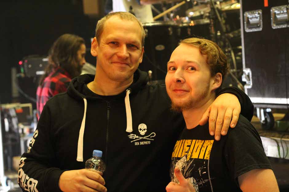 Backstage bei Heaven Shall Burn + Parkway Drive + Northlane + Carnifex, Tour 2014