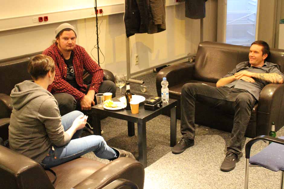 Backstage bei Heaven Shall Burn + Parkway Drive + Northlane + Carnifex, Tour 2014