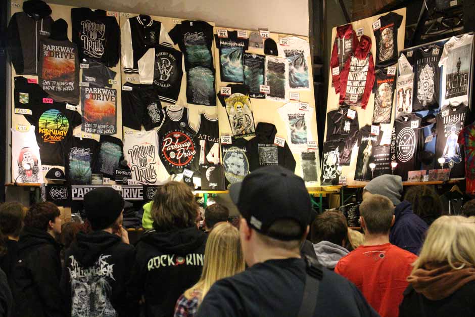 Backstage bei Heaven Shall Burn + Parkway Drive + Northlane + Carnifex, Tour 2014