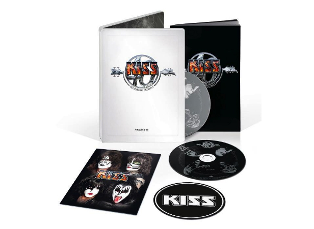 KISS 40 2CD-Steelbook, Patch, Magnet