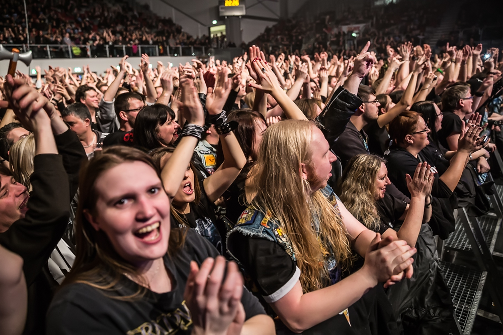 Hammerfall live, 07.02.2015, Bamberg, Brose Arena