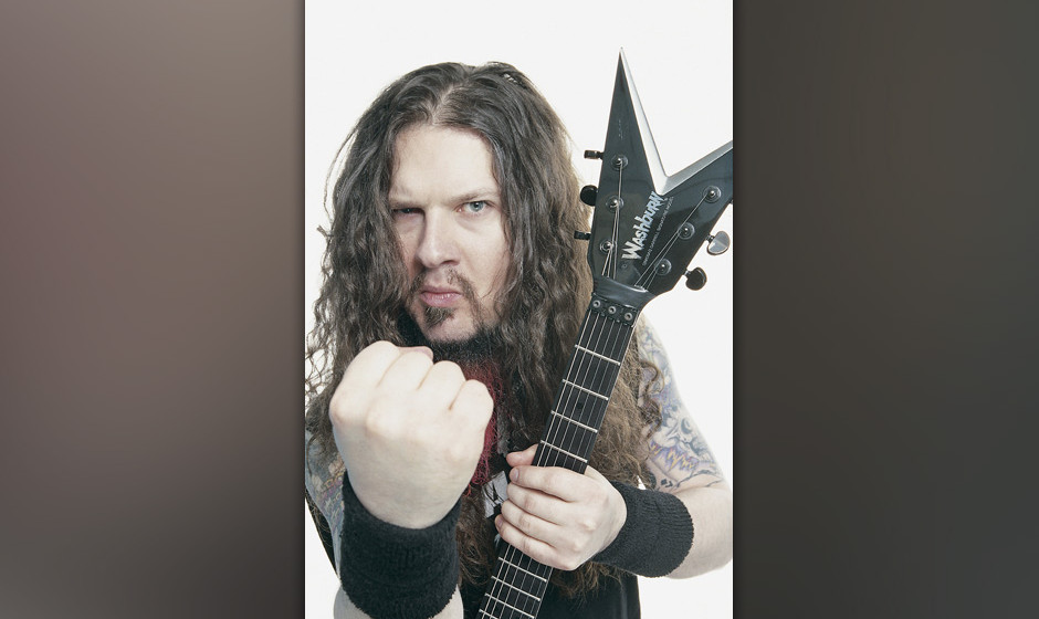 UNITED KINGDOM - JANUARY 01:  Photo of Dimebag DARRELL; guitarist with Pantera  (Photo by James Cumpsty/Redferns)