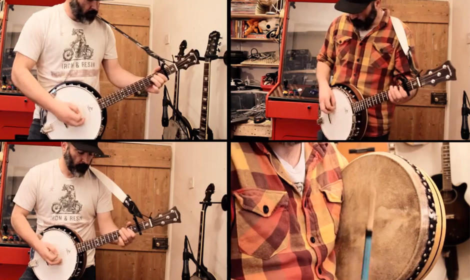 Banjo Guy Ollies Video zu seinem Cover von Metallicas ‘Enter The Sandman’