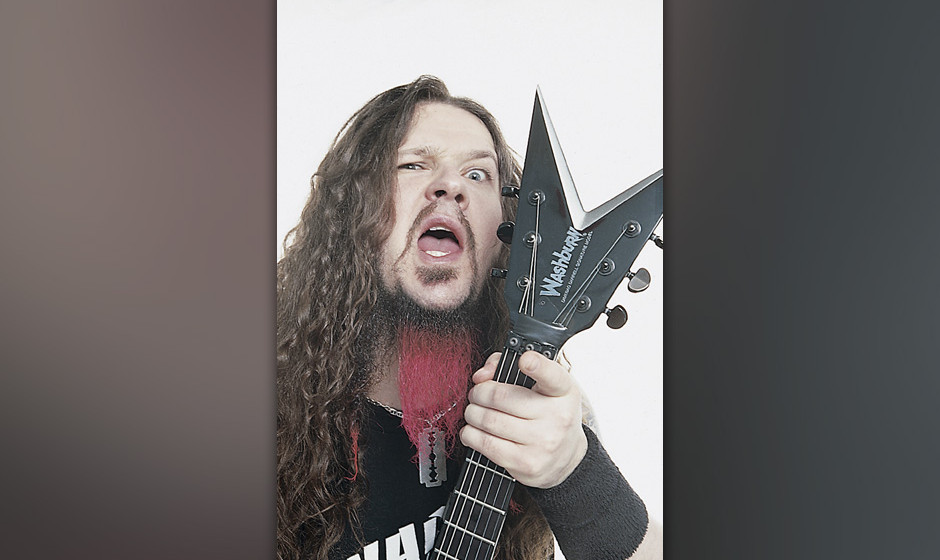 UNITED KINGDOM - JANUARY 01:  Photo of Dimebag DARRELL; guitarist with Pantera  (Photo by James Cumpsty/Redferns)