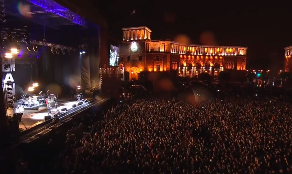 System Of A Down-Konzert in Armenien vom 24. April 2015