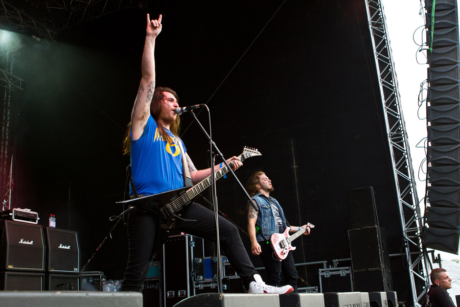 Suicidal Angels live, Extremefest 2012 in Hünxe