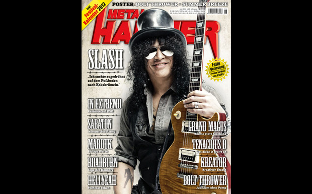 METAL HAMMER Juni 2012 mit Slash